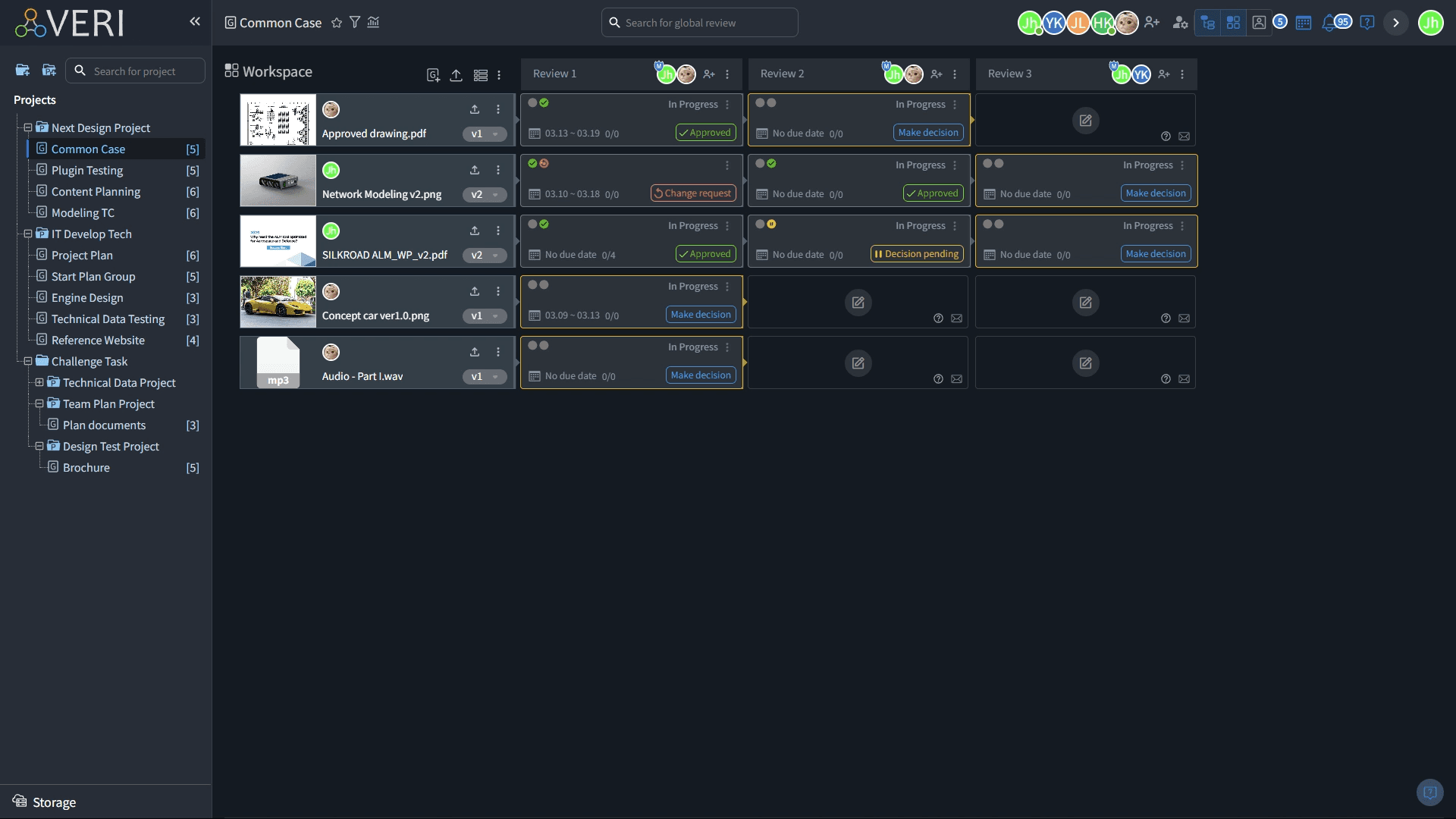 Multi-file review